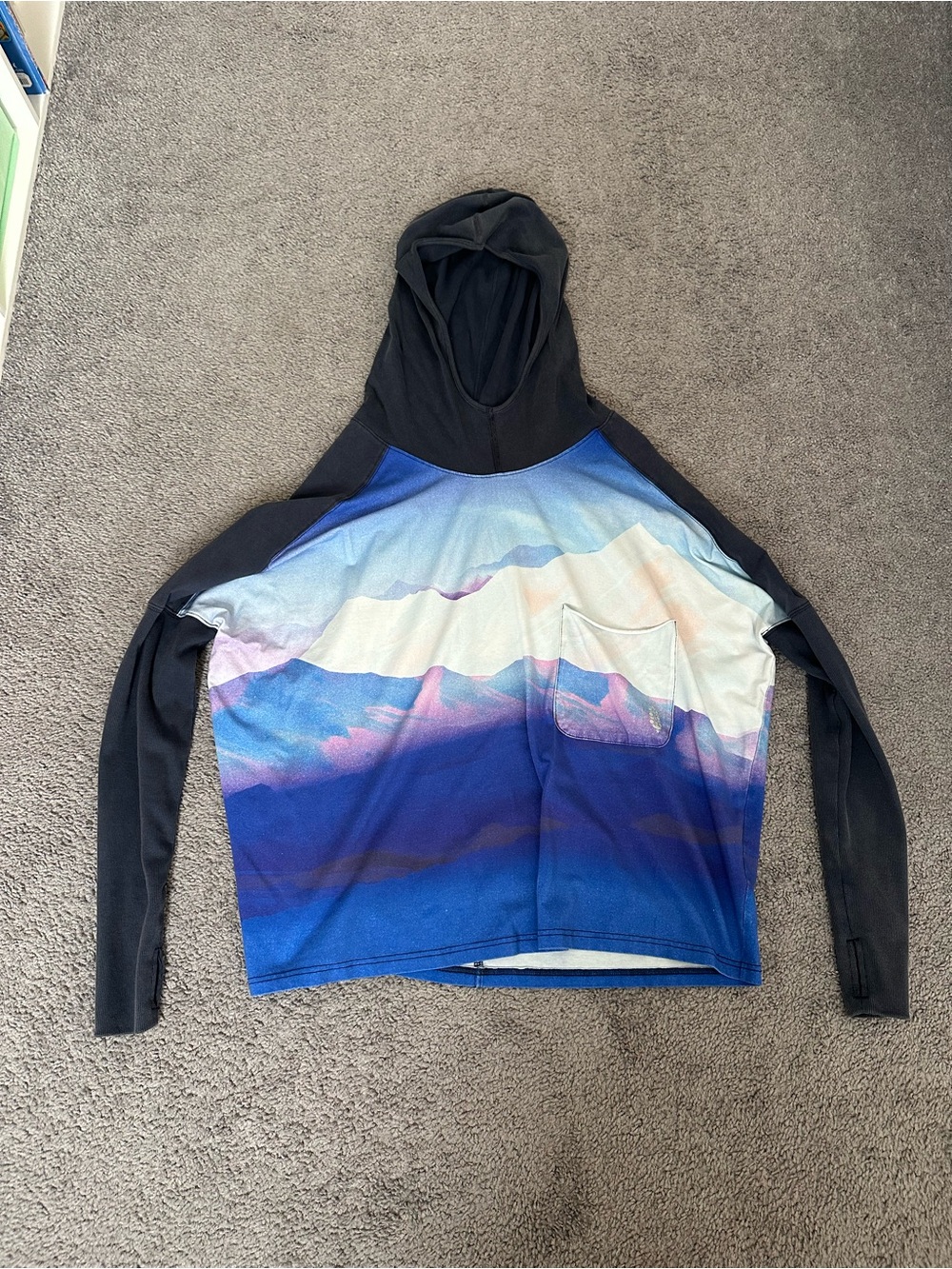 Free People Hot Shot Hooded Shirt- size XS